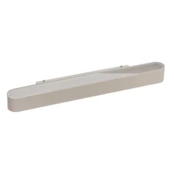 Aplique de pared Soft, ancho 60 cm, blanco, aluminio, G13