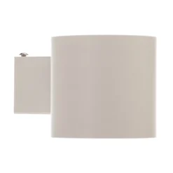 Aplique de pared Soft, 60 cm de ancho, blanco, aluminio, G13