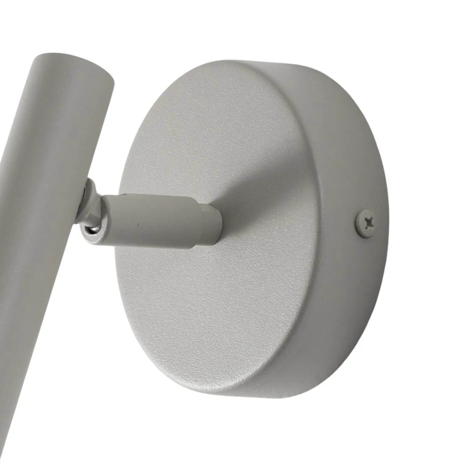 Aplique de pared Sopel, gris topo, 1 luz, acero, G9, altura 15 cm