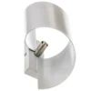 Aplique de pared Spiner blanco, altura 30 cm, acero