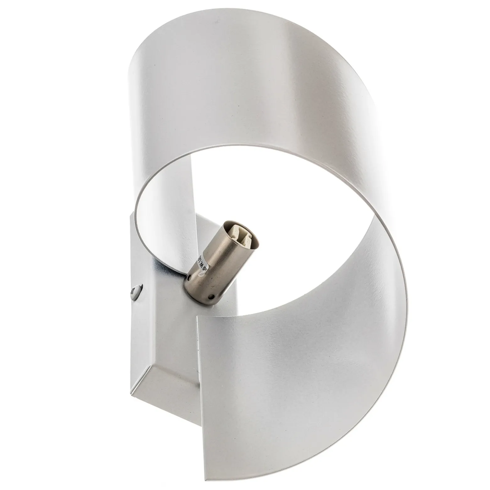 Aplique de pared Spiner blanco, altura 30 cm, acero
