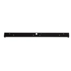Aplique de pared Straight L, 122 cm, negro