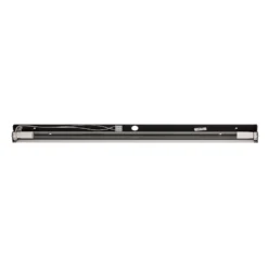 Aplique de pared Straight L, 122 cm, negro