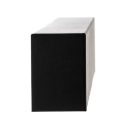 Aplique de pared Straight L, 122 cm, negro