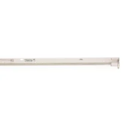 Aplique de pared Straight L, 122 cm, blanco