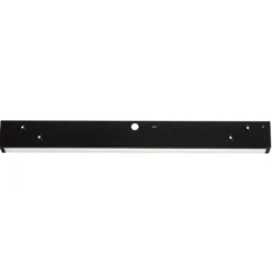Aplique de pared Straight S, 62 cm, negro