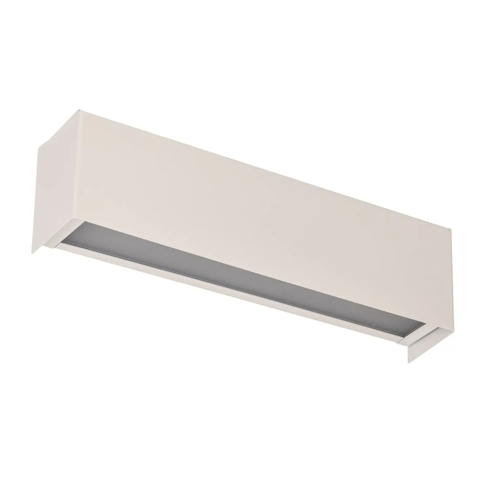 Aplique de pared Straight XS, ancho 26 cm, blanco