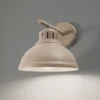 Aplique de pared Sven, 1 luz, beige, acero