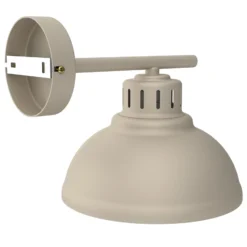 Aplique de pared Sven, 1 luz, beige, acero