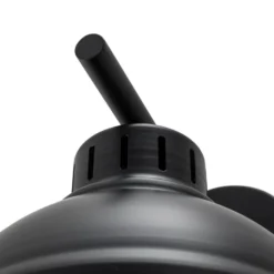 Aplique de pared Sven, negro y dorado, Ø 21 cm, acero