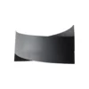 Aplique de pared Tadhg, negro, metal, 35 cm de ancho, G9