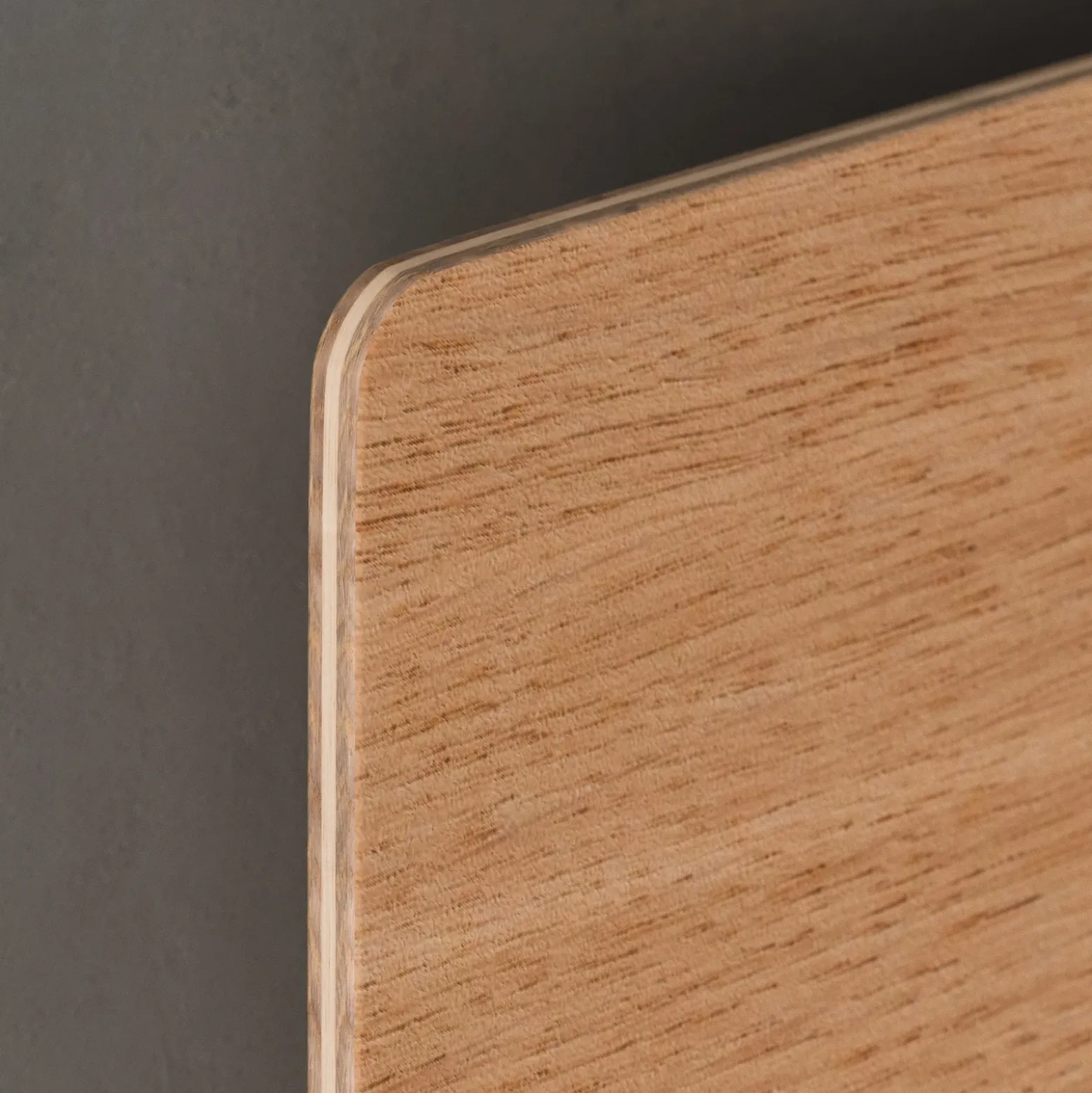 Aplique de pared Tavola, madera de roble, 35 x 16 cm