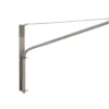 Aplique de pared textil Elegant Classy plateada/barro