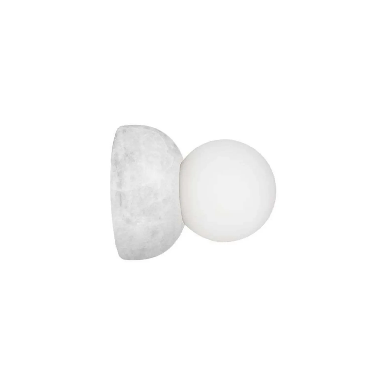 Aplique de pared Torrano de Globen Lighting, blanco, Ø 13 cm, IP44