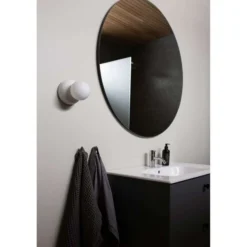 Aplique de pared Torrano de Globen Lighting, blanco, Ø 13 cm, IP44