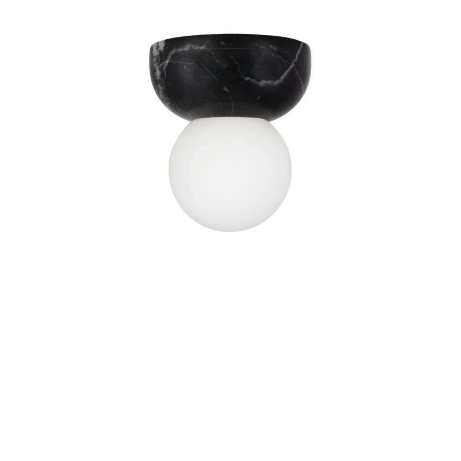 Aplique de pared Torrano de Globen Lighting, negro, Ø 13 cm, IP44