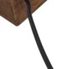 Aplique de pared Vatana de Lindby, madera, enchufe, puerto USB, 80 cm
