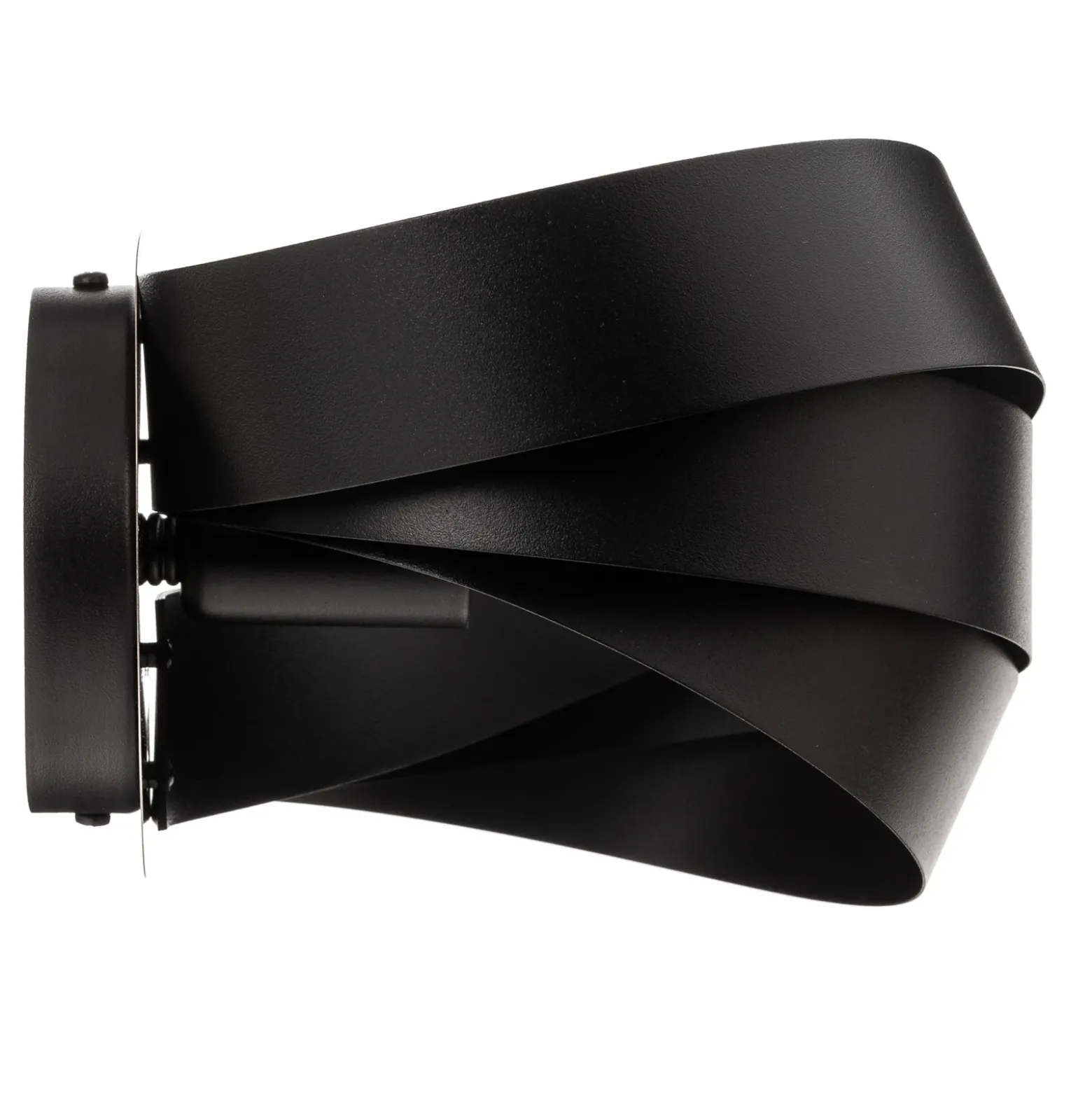 Aplique de pared Vento, negro, E14, metal, 14 cm de altura