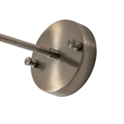 Aplique de pared Viran, oro antiguo, cristal, altura 25 cm, E14