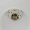 Aplique de pared Virlo, madera, cristal opalino, altura 20 cm, E14