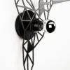 Aplique de pared W-053 Lasercut, diseño pájaro negro
