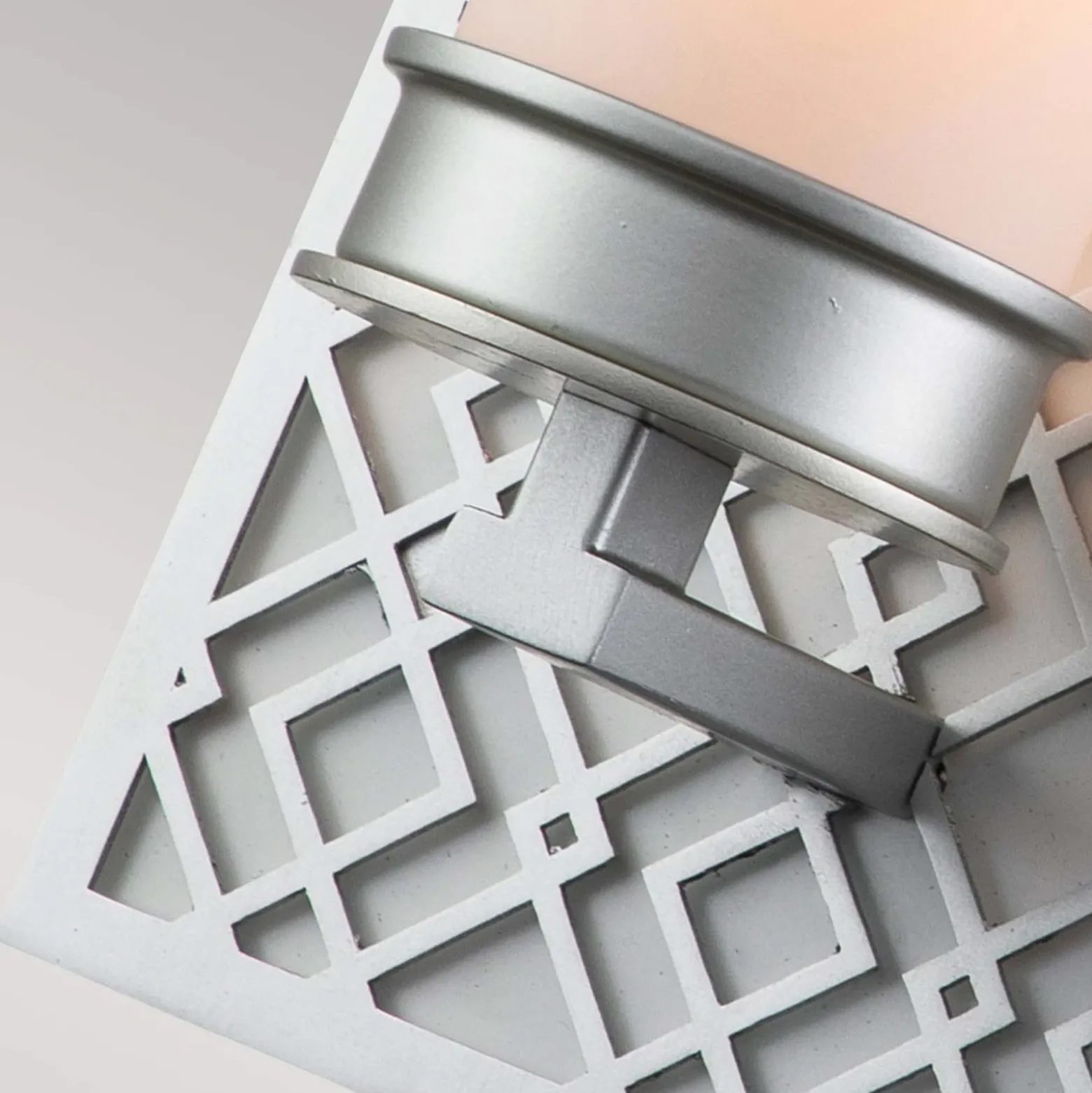 Aplique de pared Ziggy, plata