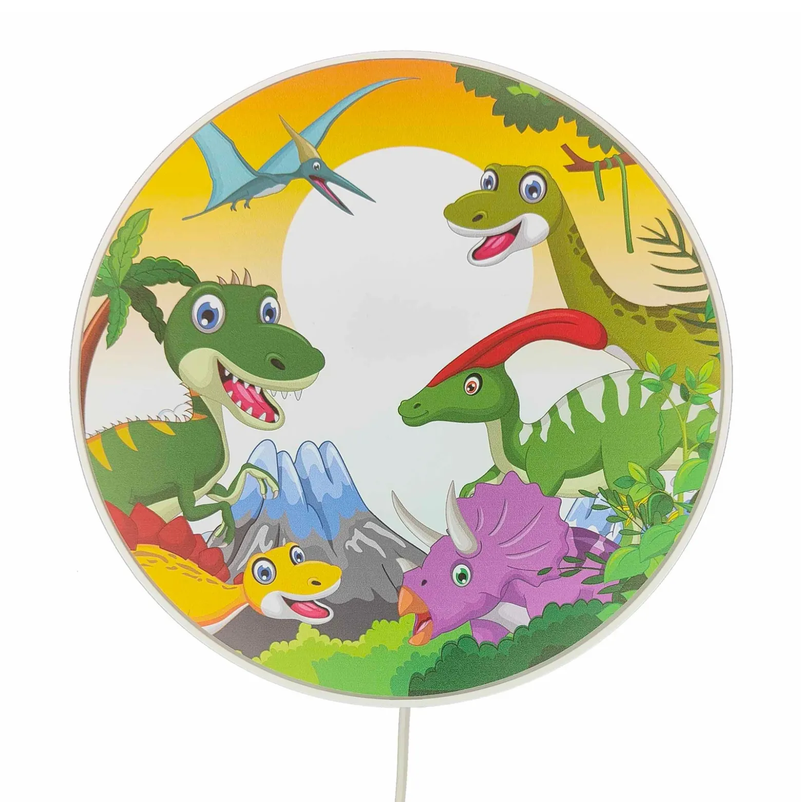 Aplique Dinos con enchufe