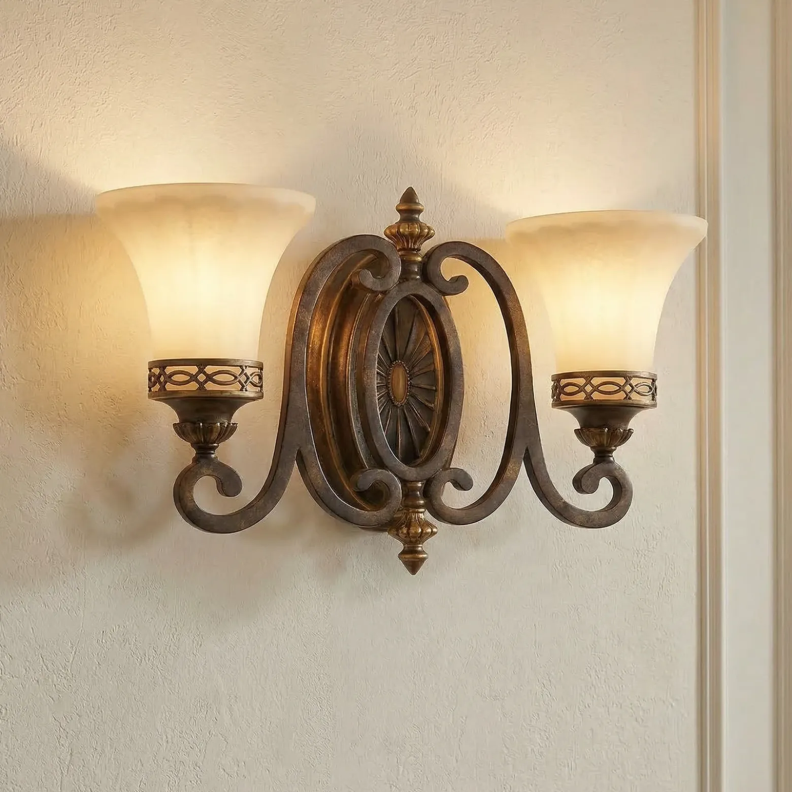 Aplique Drawing Room, 2 luces, ancho