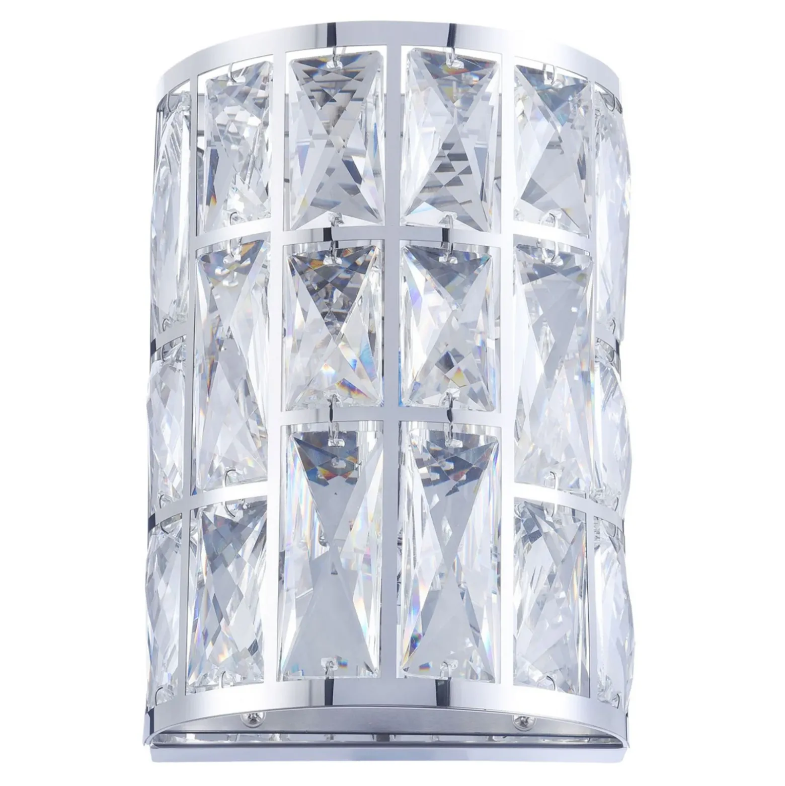 Aplique Gelid con placas de vidrio cristal