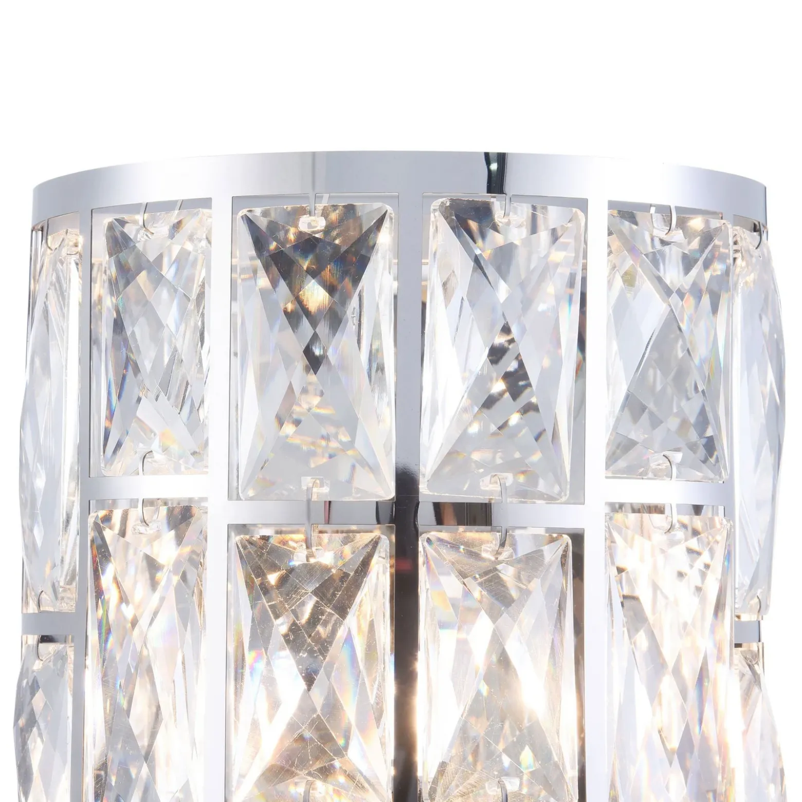 Aplique Gelid con placas de vidrio cristal