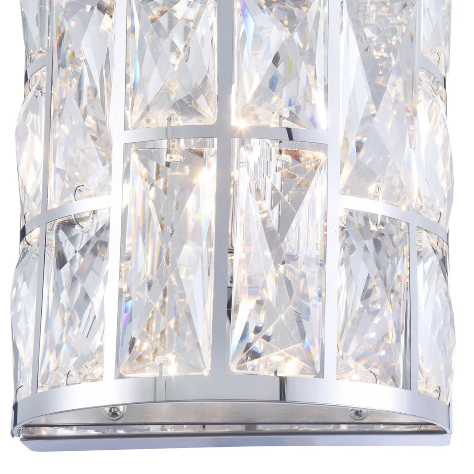 Aplique Gelid con placas de vidrio cristal