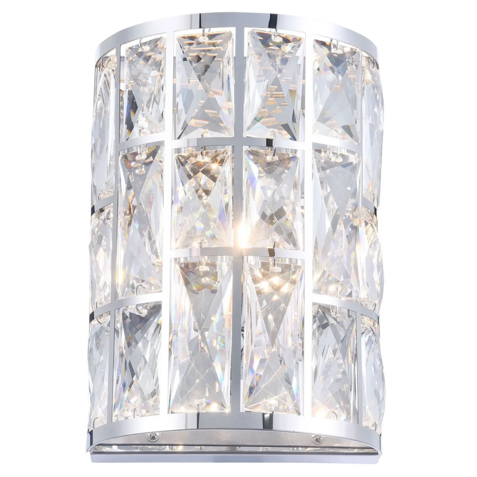 Aplique Gelid con placas de vidrio cristal