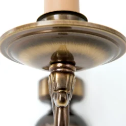 Aplique Imke, 1 luz, latón antiguo oscuro