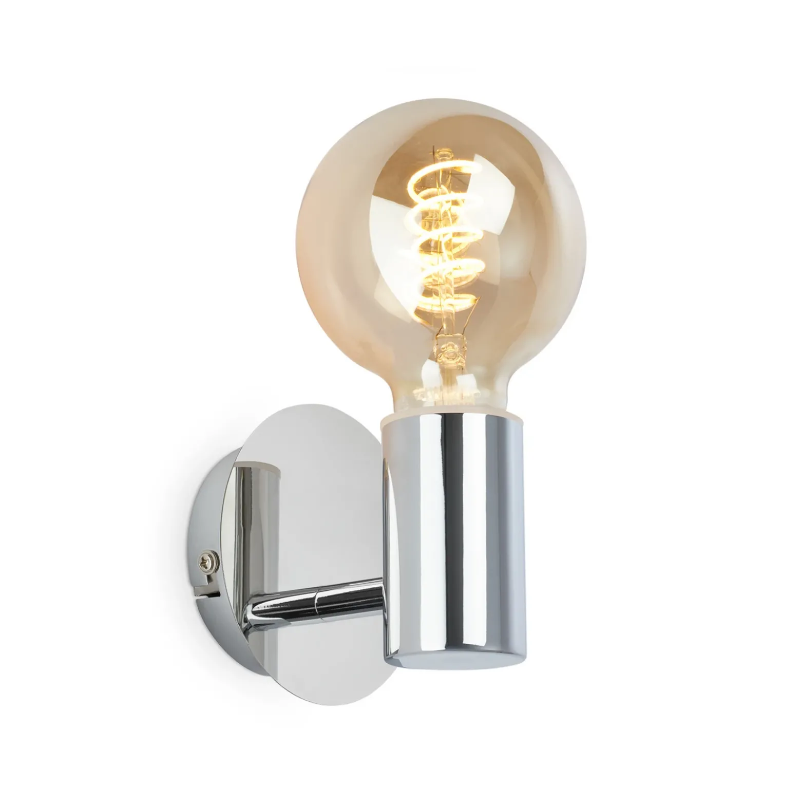 Aplique Kosol para el baño, IP44, E27, cromo