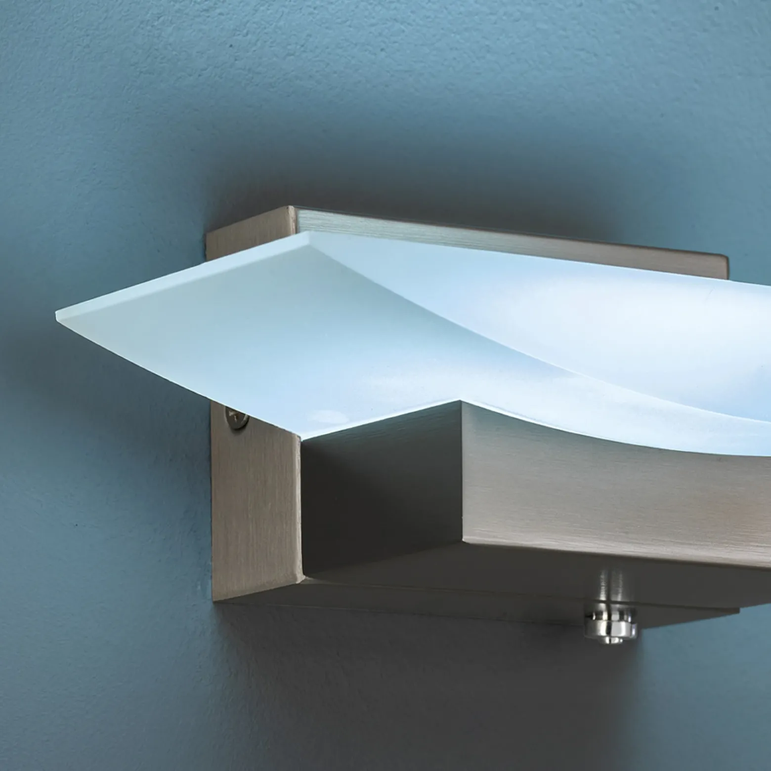 Aplique LED Bowl TW, anchura 30 cm, níquel