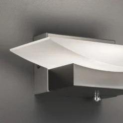Aplique LED Bowl TW, anchura 30 cm, níquel