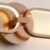 Aplique LED Colette, 2 luces, oro rosa