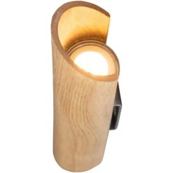Aplique LED Colombia, roble natural