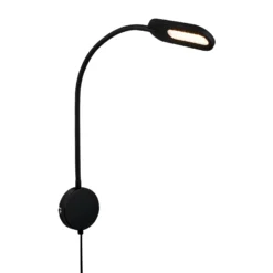 Aplique LED 2177015 con atenuador, negro