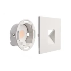 Aplique LED empotrable SET Alwaid, blanco 8 x 8 cm, nivel 2.700 K