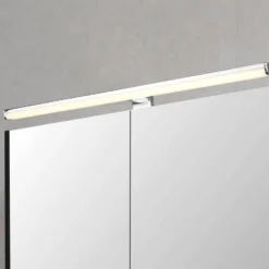 Aplique LED Lino, cromo/blanco