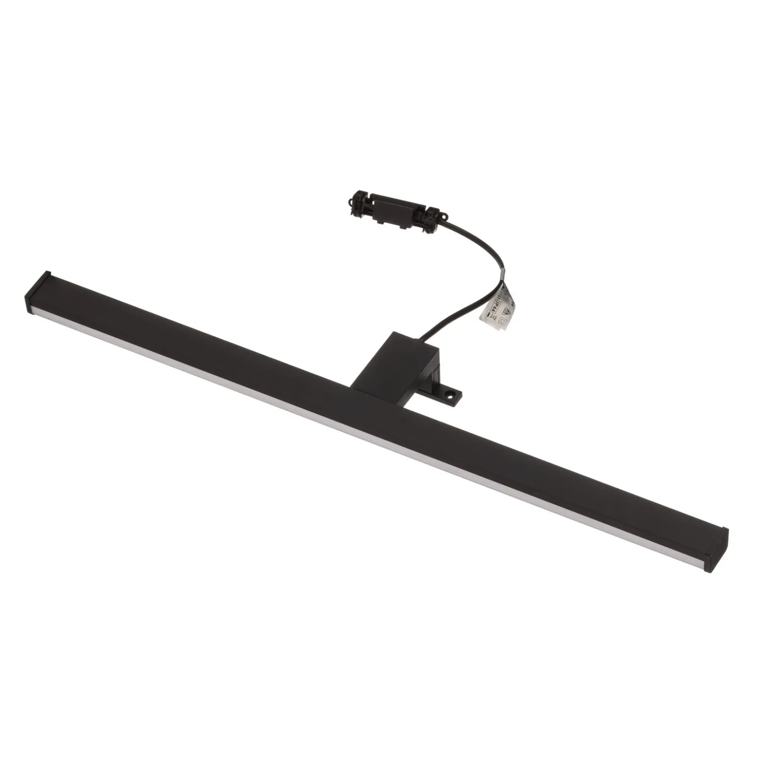 Aplique LED Lino, negro mate/blanco