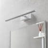 Aplique LED Nala, blanco, anchura 50 cm