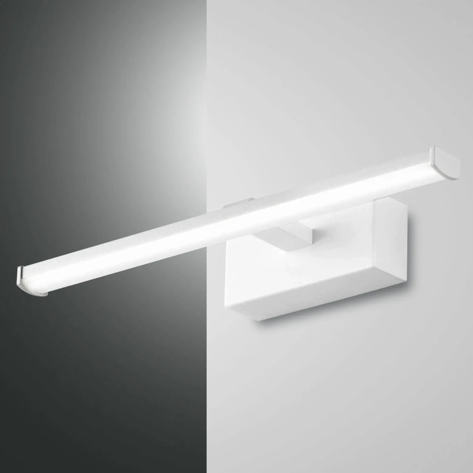 Aplique LED Nala, blanco, anchura 30 cm