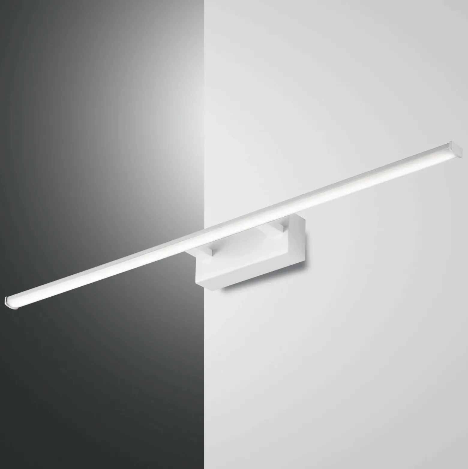 Aplique LED Nala, blanco, anchura 75 cm