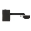 Aplique LED Nala, negro, anchura 30 cm