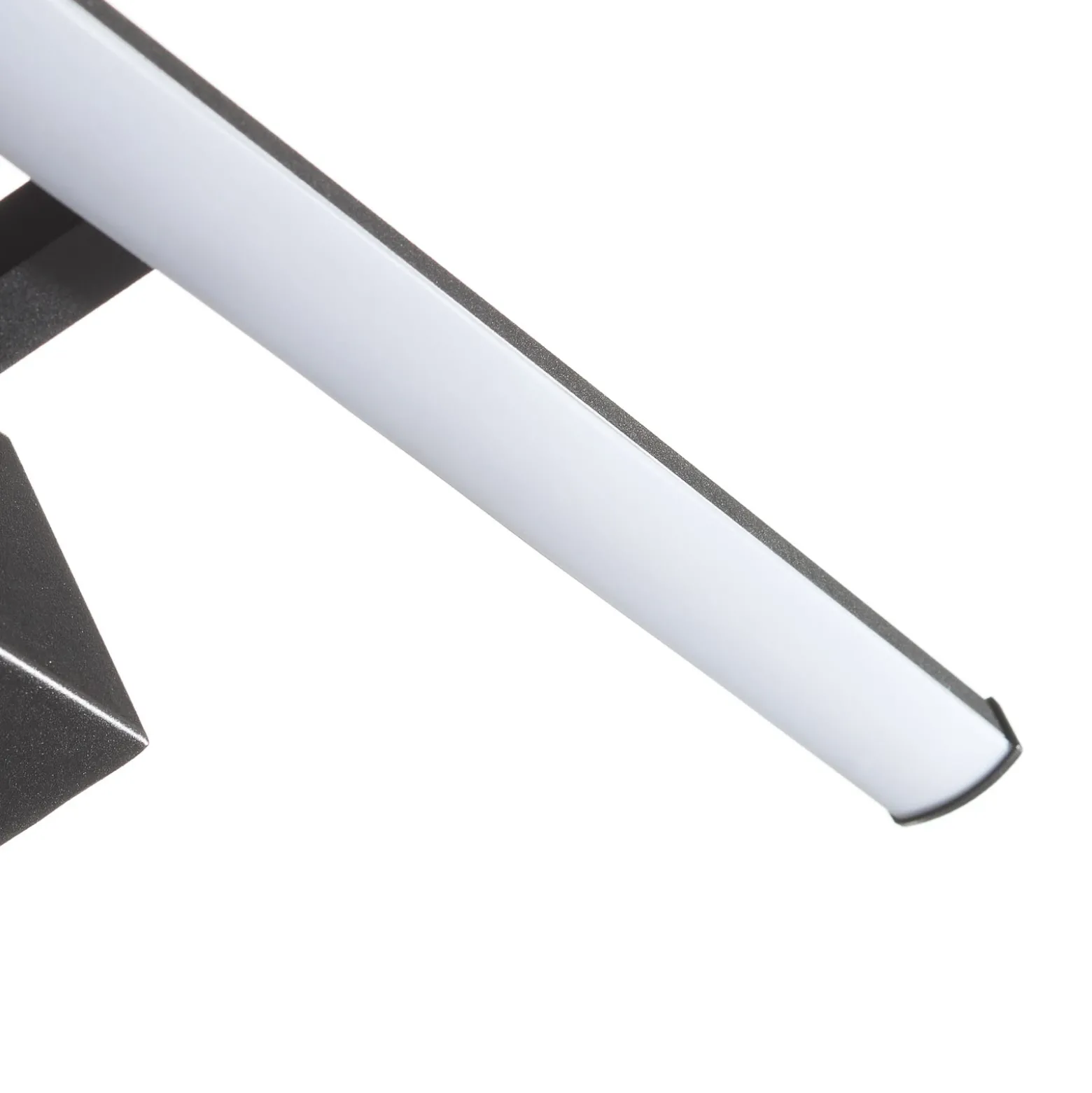 Aplique LED Nala, negro, anchura 50 cm