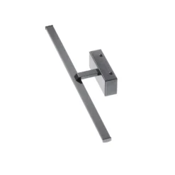 Aplique LED Nala, negro, anchura 50 cm
