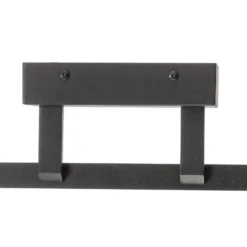 Aplique LED Nala, negro, anchura 75 cm