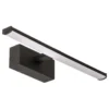 Aplique LED Nala, negro, anchura 30 cm